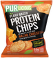 Purlicious Plant Based Protein Chips with Collagen and Hyaluronic Acid - NACHO CHEESE